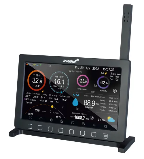 a képen:  Levenhuk Wezzer PRO LP500 időjárás-állomás,  2
