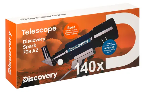 a fotón:  Levenhuk Discovery Spark 703 AZ teleszkóp könyvvel,  12