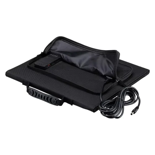 a képen:  Bresser 40 Wattos mobil napelemes töltő, USB-vel,  7