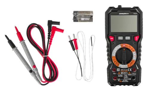 a képen:  Ermenrich Zing TC21 digitális multiméter,  6