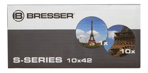 a fényképen:  Bresser S-Series 10x42 kétszemes távcső,  15