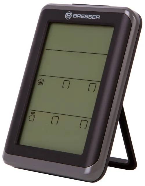 a fényképen:  Bresser MyClimate hő / higrométeróra, fehér,  6