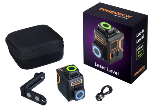 a képen:  Ermenrich PRO LV40  lézeres szintező, fekete,  2