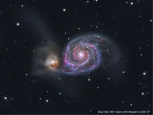 a fényképen:  Meade LX200 10"-os f/10 ACF teleszkóp háromlábú állvány nélkül,  4