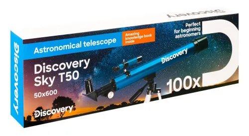 a fényképen:  Levenhuk Discovery Sky T50 teleszkóp könyvvel,  14
