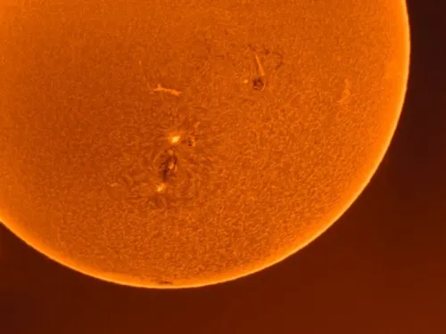 a fotón:  Coronado SolarMax III 70 mm napteleszkóp RichView rendszerrel és BF10 szűrővel,  6