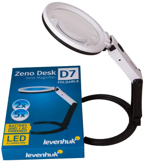 a képen:  Levenhuk Zeno Desk D7 nagyító,  3