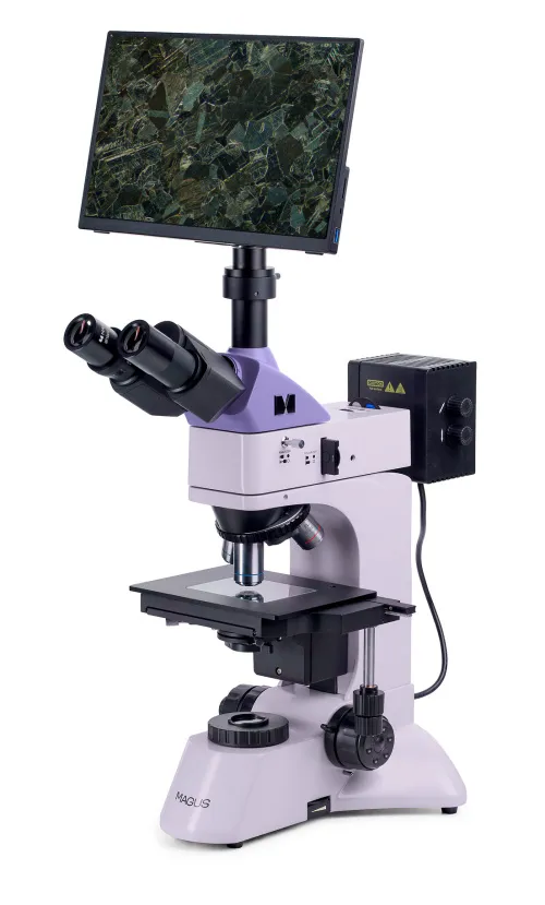 a fotón:  MAGUS Metal D600 BD LCD metallográfiai digitális mikroszkóp,  3