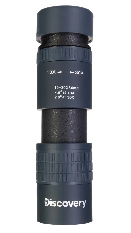 a fényképen:  Levenhuk Discovery Gator 10–30x30-as egyszemes távcső,  7
