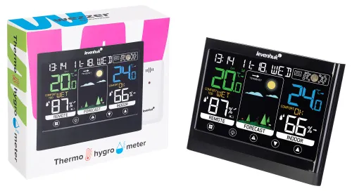 a fotón:  Levenhuk Wezzer Teo TH50 hőmérséklet- és páratartalom-mérő,  3