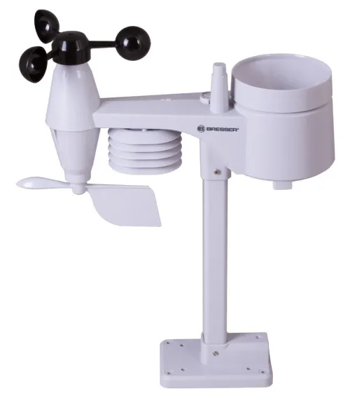 a képen:  Bresser 5 az 1-ben Wi-fi-kompatibilis színes kijelzős időjárás állomás,  8