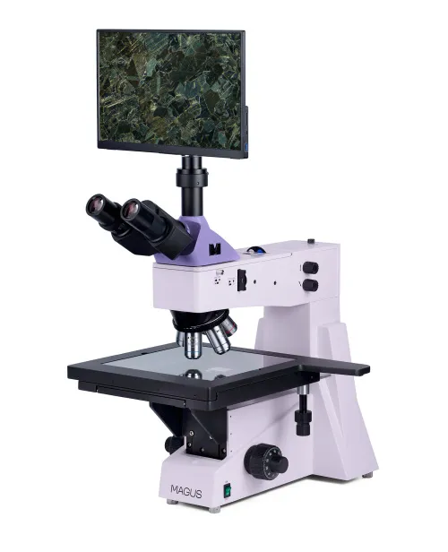 a fényképen:  MAGUS Metal D650 BD LCD metallográfiai digitális mikroszkóp,  3