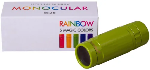 a fényképen:  Levenhuk Rainbow 8x25 egyszemes távcső,  3