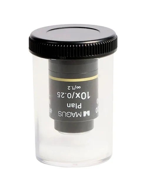 a képen:  MAGUS 10PL60V 10х/0,25 ∞/ 1,2 H 60 mm objektív,  5