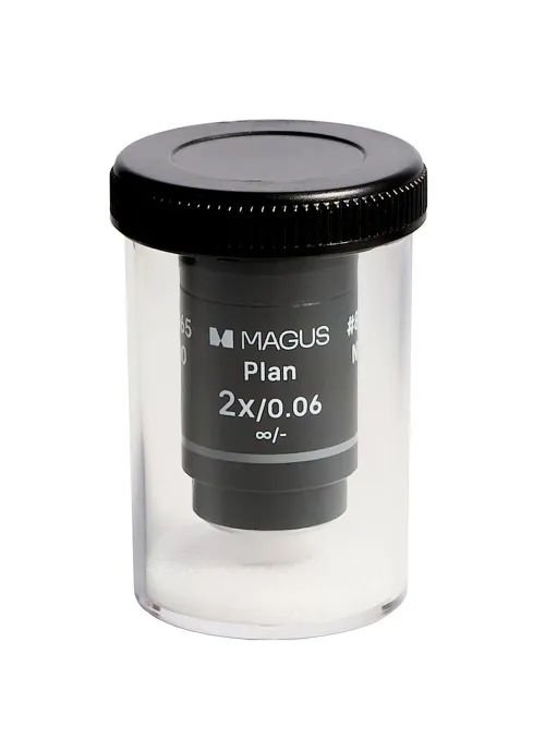 a képen:  MAGUS 2PL60 2х/0,06 ∞/- H 60 mm objektív,  5