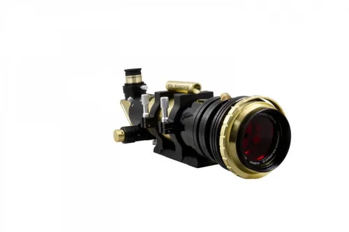 a fényképen:  Coronado SolarMax III 70 mm Double Stack napteleszkóp RichView rendszerrel és BF10 szűrővel,  5