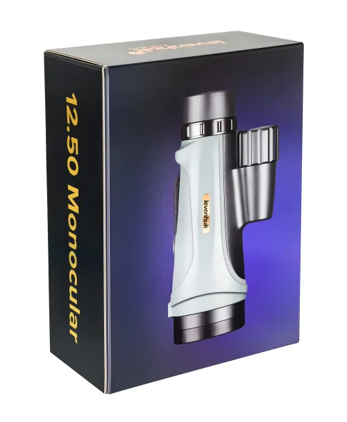 a fényképen:  Levenhuk New Wise PRO ED 12x50 egyszemes távcső,  15
