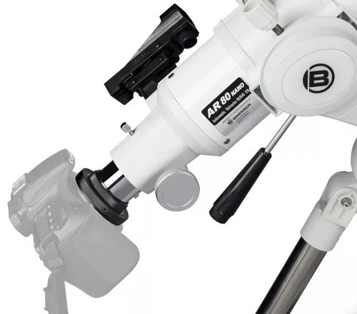 a fényképen:  Bresser NANO AR-80/640 AZ teleszkóp,  6