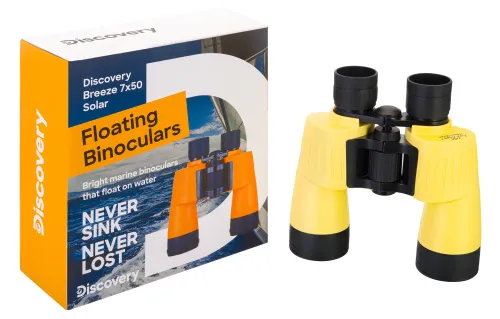 a fotón:  Levenhuk Discovery Breeze 7x50 vízen úszó kétszemes távcső,  11