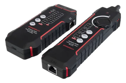 a fényképen:  Ermenrich NetGeeks NP35 hálózati kábeltesztelő,  6