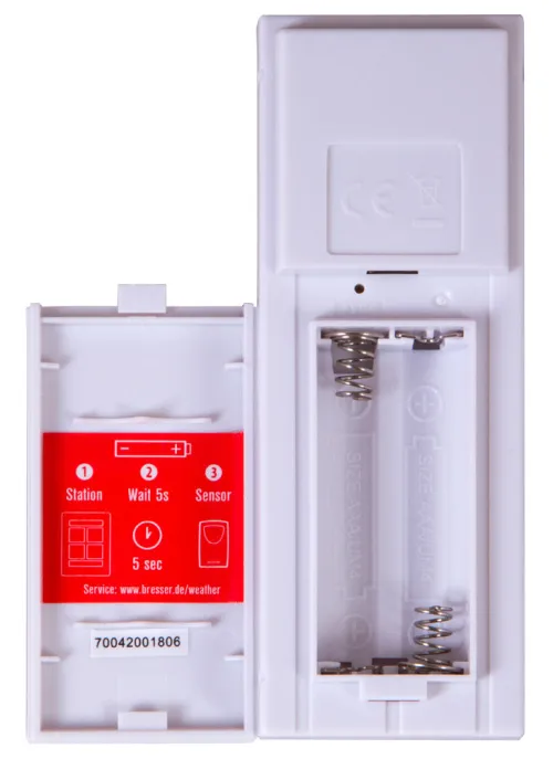 a képen:  Bresser Temp időjárás állomás,  8