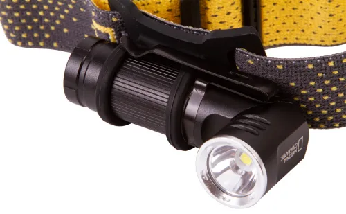 a fényképen:  Bresser National Geographic ILUMINOS 450 LED zseblámpa fejpánttal,  5