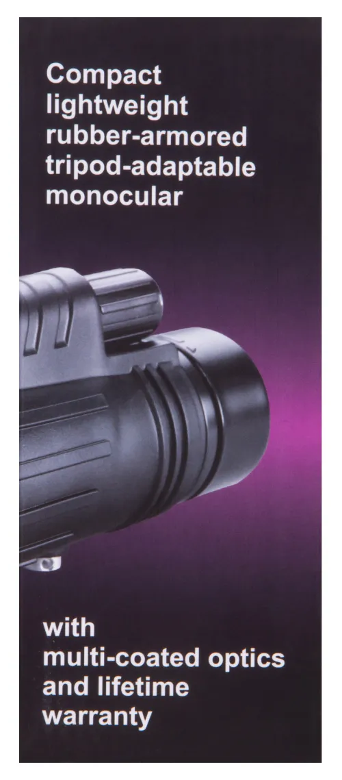 a fényképen:  Levenhuk Atom 10x42 egyszemes távcső,  12