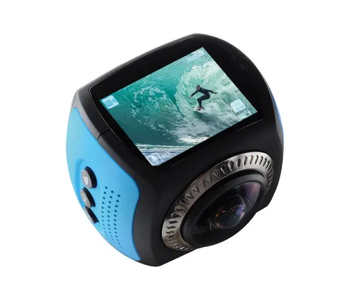 a fényképen:  Bresser Discovery Adventures Territory HD 360° Wi-Fi Action kamera,  3