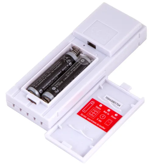 a fényképen:  Bresser TemeoTrend LB RC időjárás állomás,  9