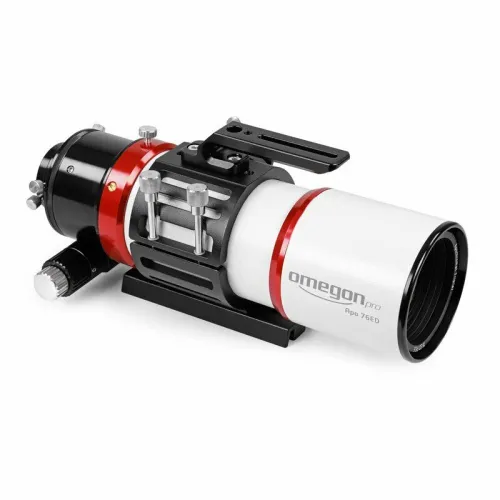 a fotón:  Omegon Pro APO AP 76/418 ED Triplet OTA teleszkóp,  5