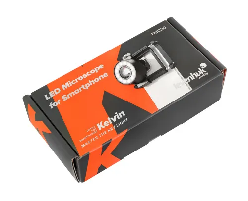 a fényképen:  Levenhuk Kelvin TMC20 LED-es mikroszkóp okostelefonhoz,  22