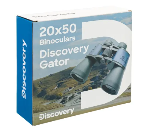 a fényképen:  Levenhuk Discovery Gator 20x50 kétszemes távcső,  12