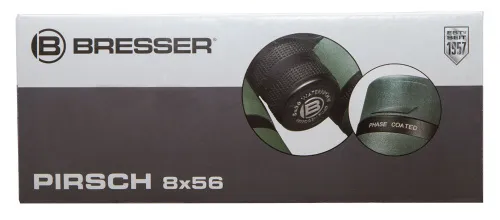 a fényképen:  Bresser Pirsch 8x56 kétszemes távcső,  18