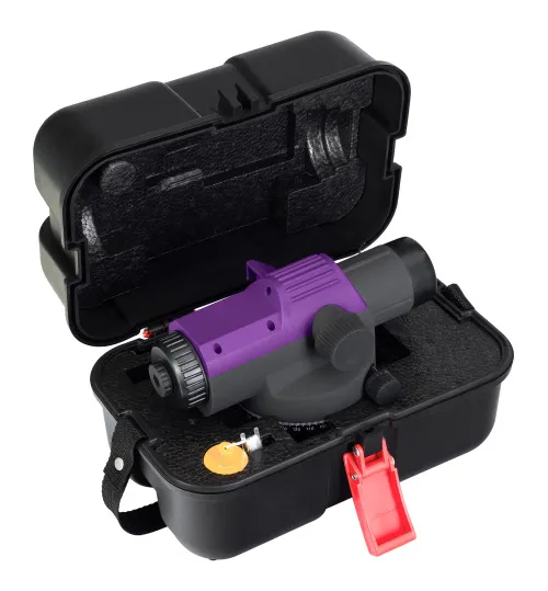 a fényképen:  Ermenrich PL40 optikai szintező,  2