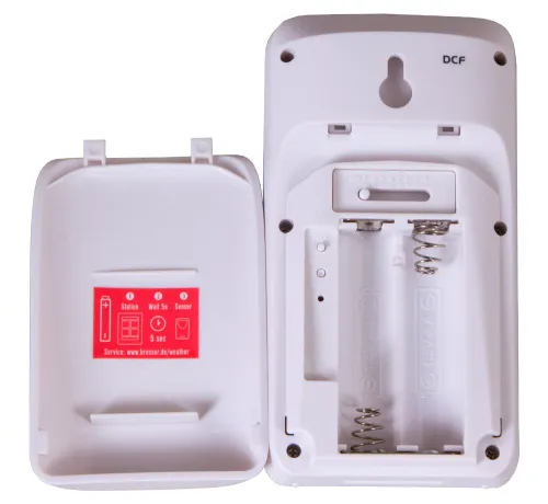 a fényképen:  Bresser színes kijelzős kivetítős óra, fekete,  10