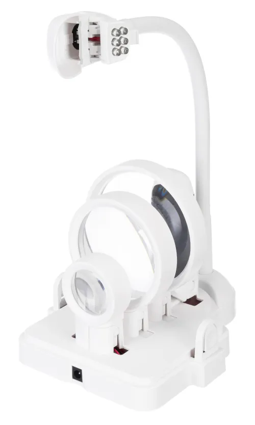 a képen:  Levenhuk Zeno Multi ML15 fehér nagyító,  5