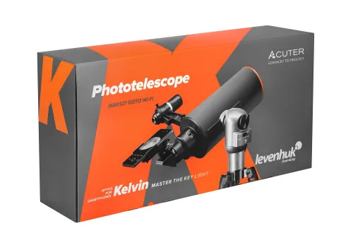 a képen:  Levenhuk Kelvin MAK127 AZ GOTO Wi‑Fi fotóteleszkóp,  16