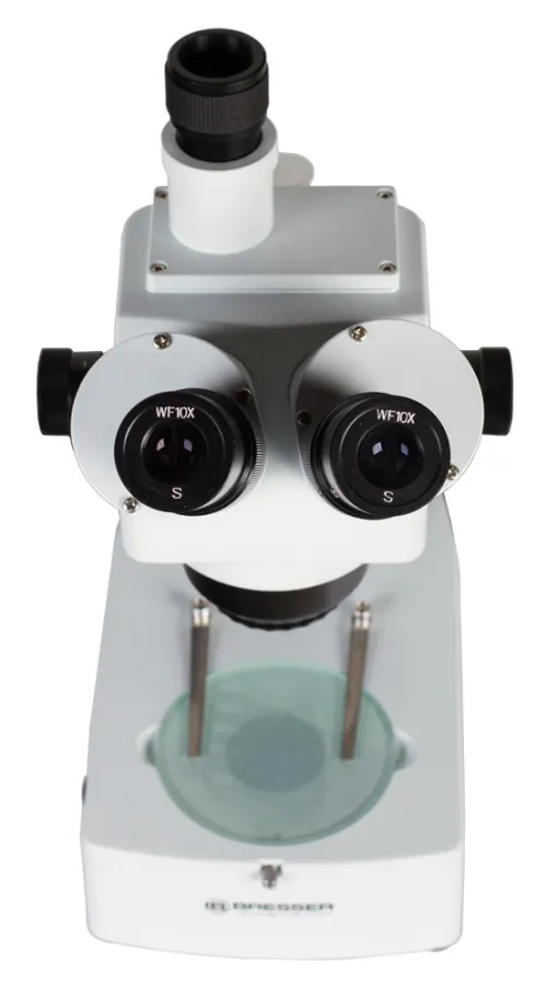 a fényképen:  Bresser Advance ICD 10x-160x mikroszkóp,  9