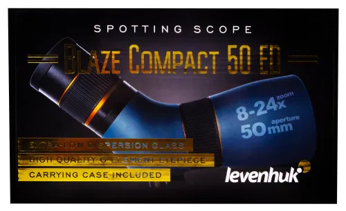 a fotón:  Levenhuk Blaze Compact 50 ED figyelőtávcső,  18