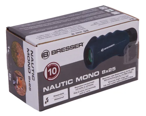 a fotón:  Bresser Nautic 8x25 egyszemes távcső,  8