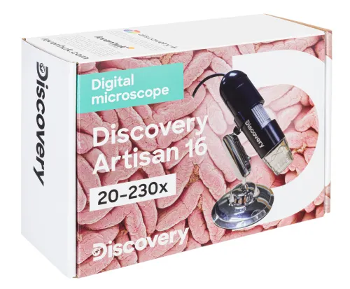a fényképen:  Levenhuk Discovery Artisan 16 digitális mikroszkóp,  8