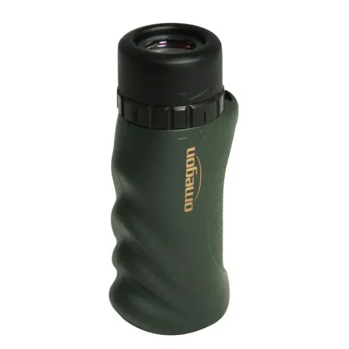 a fényképen:  Omegon 10x25 egyszemes távcső,  2