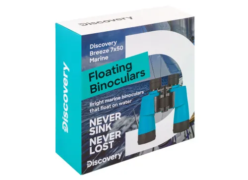 a fotón:  Levenhuk Discovery Breeze 7x50 vízen úszó kétszemes távcső,  12
