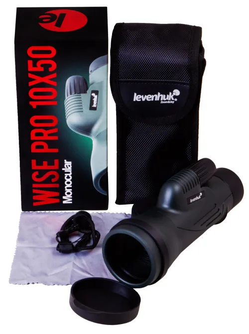 a képen:  Levenhuk Wise PRO 10x50 egyszemes távcső,  5