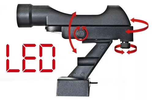 a fotón:  Bresser Polaris-II AR-102/600 EQ-3 AT-3 teleszkóp napszűrővel,  6