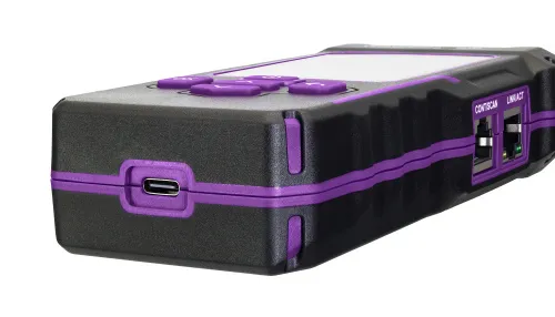 a fényképen:  Ermenrich NetGeeks NP50 multifunkcionális kábeltesztelő,  8