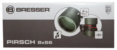 a fényképen:  Bresser Pirsch 8x56 kétszemes távcső,  17