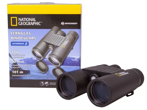 a képen:  Bresser National Geographic 10x42 WP kétszemes távcső,  7