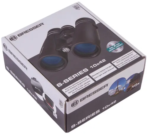 a fényképen:  Bresser S-Series 10x42 kétszemes távcső,  11