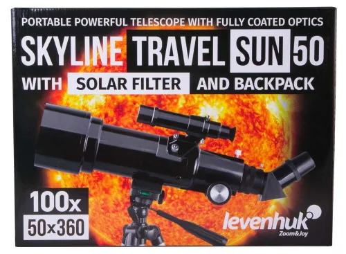 a képen:  Levenhuk Skyline Travel Sun 50 teleszkóp,  16